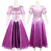 Mädchen Rapunzel Cosplay Kostüm Outfits Halloween Karneval Kinder Kleid